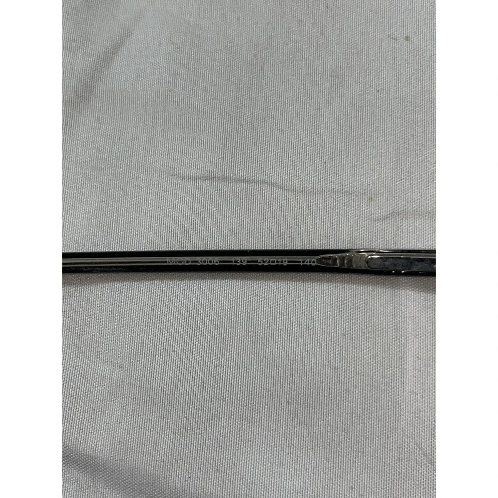 Versace Mod 3006 139 Black Rectangle Eyeglasses Frames 52-19 140